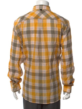 Rag & Bone Plaid Print Long Sleeve Shirt