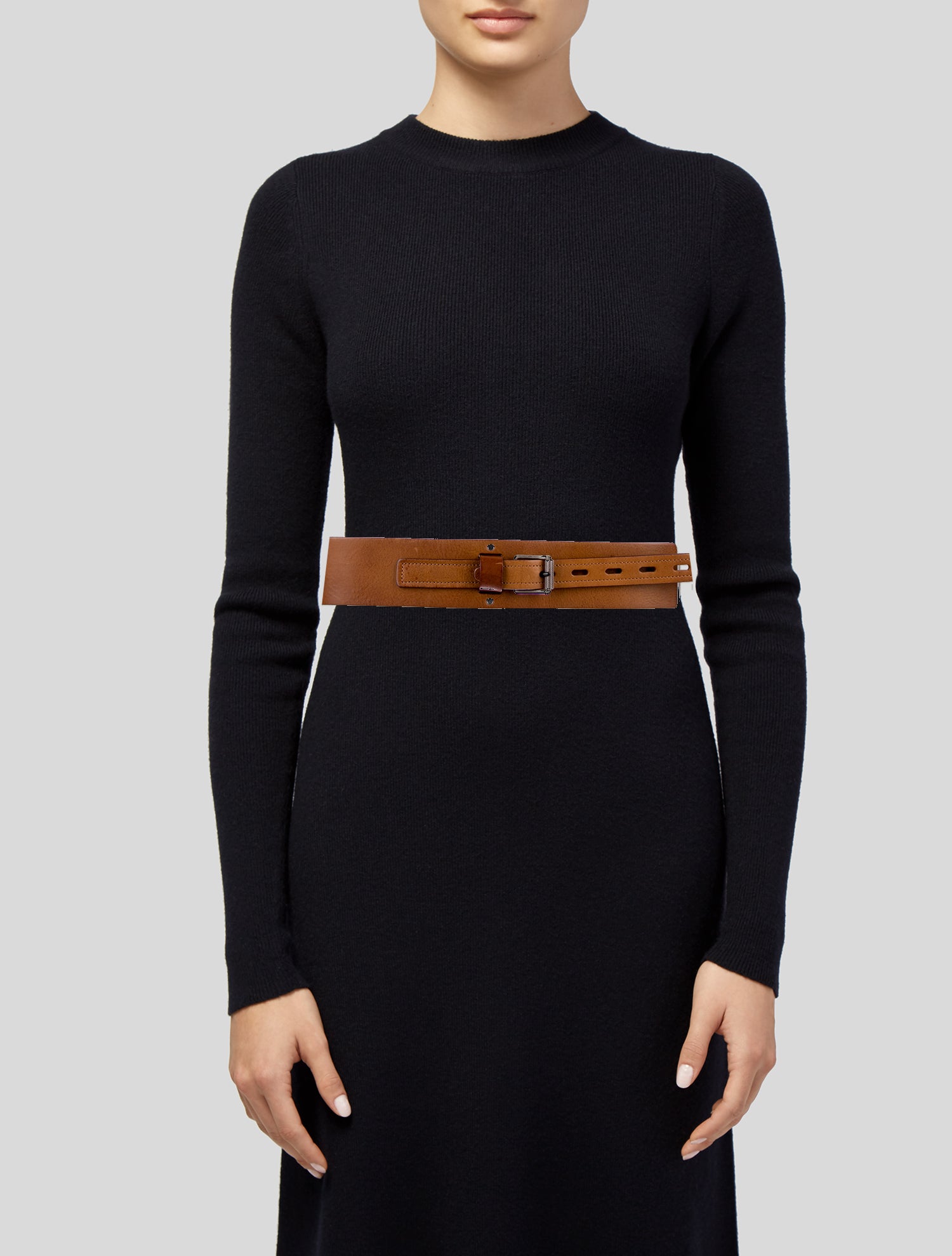 Rag & Bone Wide Leather Waist Belt
