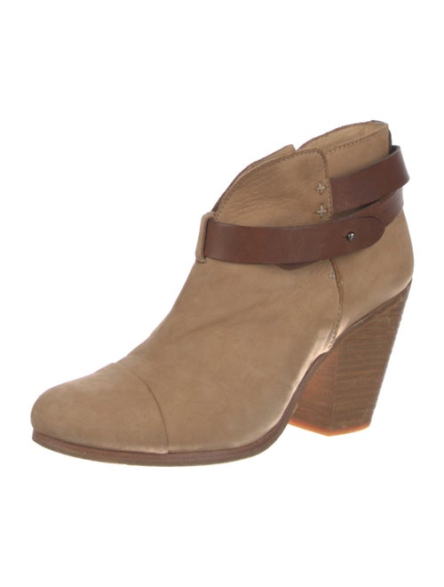 Rag & Bone Nubuck Leather Trim Embellishment Boots