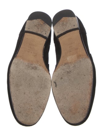 Rag & Bone Suede Chain-Link Accents Loafers