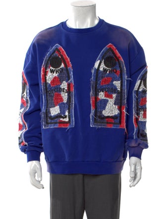 Rag & Bone Printed Crew Neck Polo Shirt