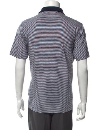 Rag & Bone Printed Crew Neck Polo Shirt