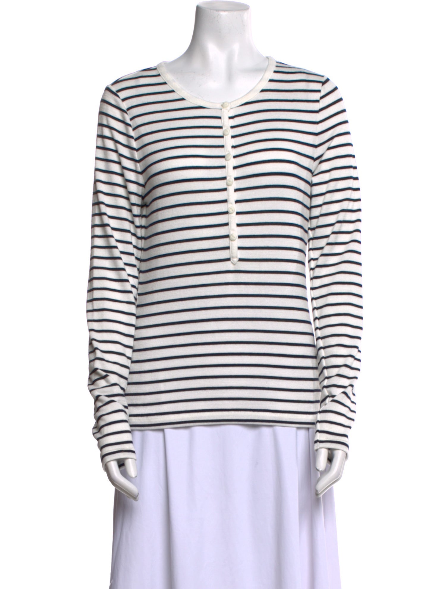 Rag & Bone Striped Scoop Neck Sweater