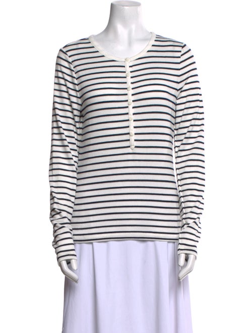 Rag & Bone Striped Scoop Neck Sweater