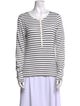 Rag & Bone Striped Scoop Neck Sweater