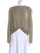 Rag & Bone Bateau Neckline Long Sleeve Blouse