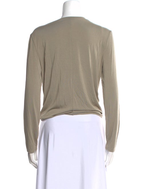 Rag & Bone Crew Neck Long Sleeve Crop Top