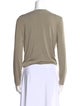Rag & Bone Crew Neck Long Sleeve Crop Top