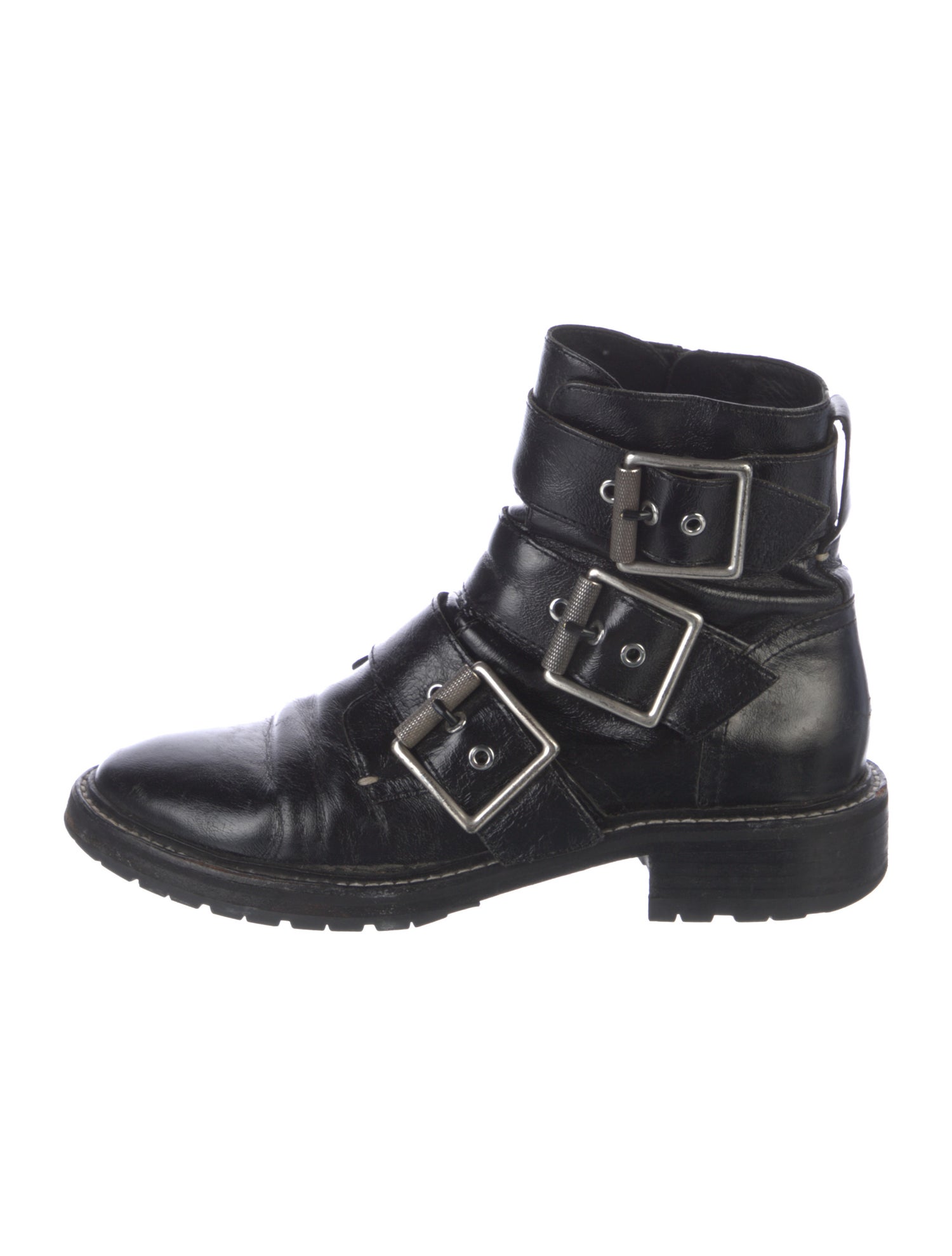 Rag & Bone Leather Combat Boots