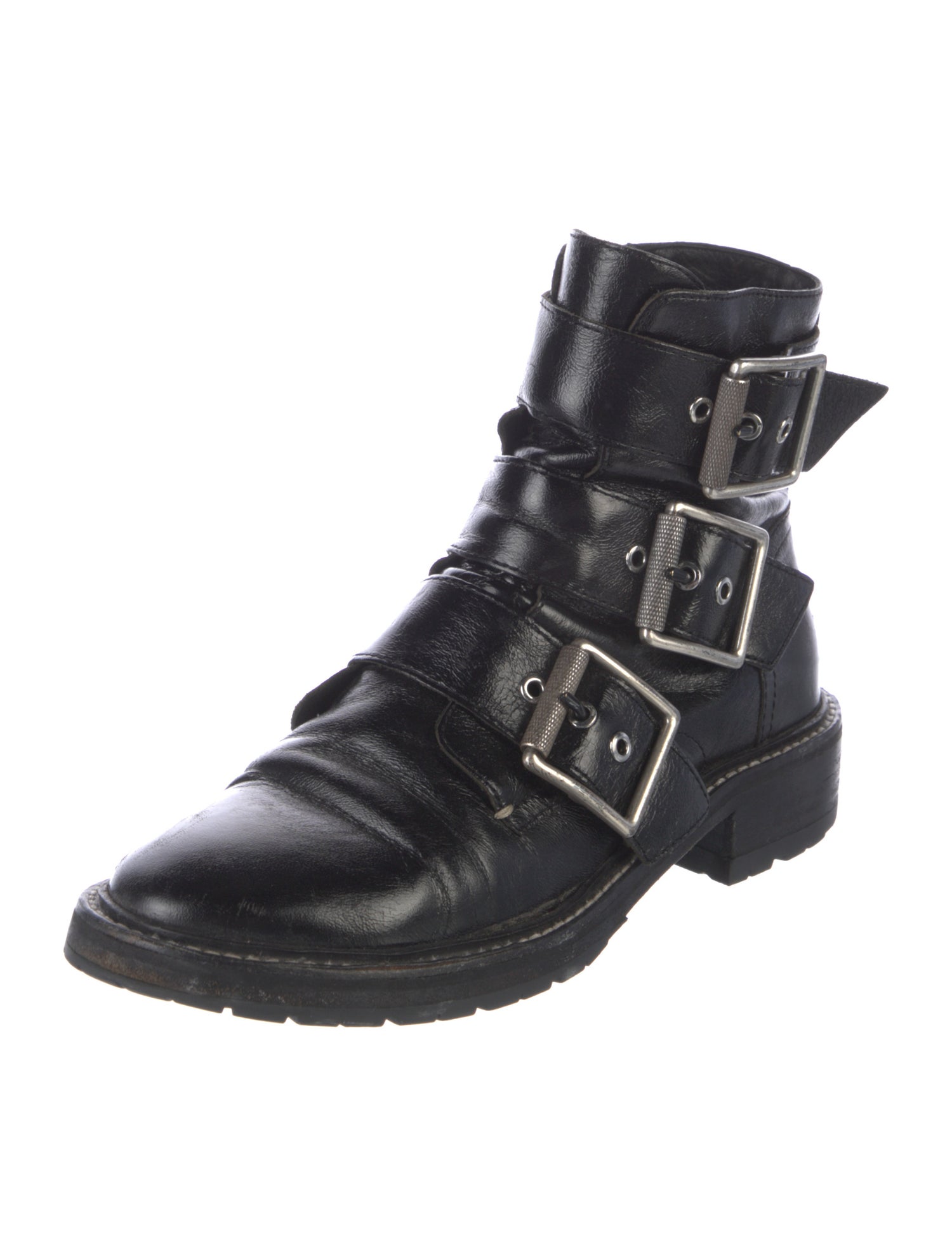 Rag & Bone Leather Combat Boots