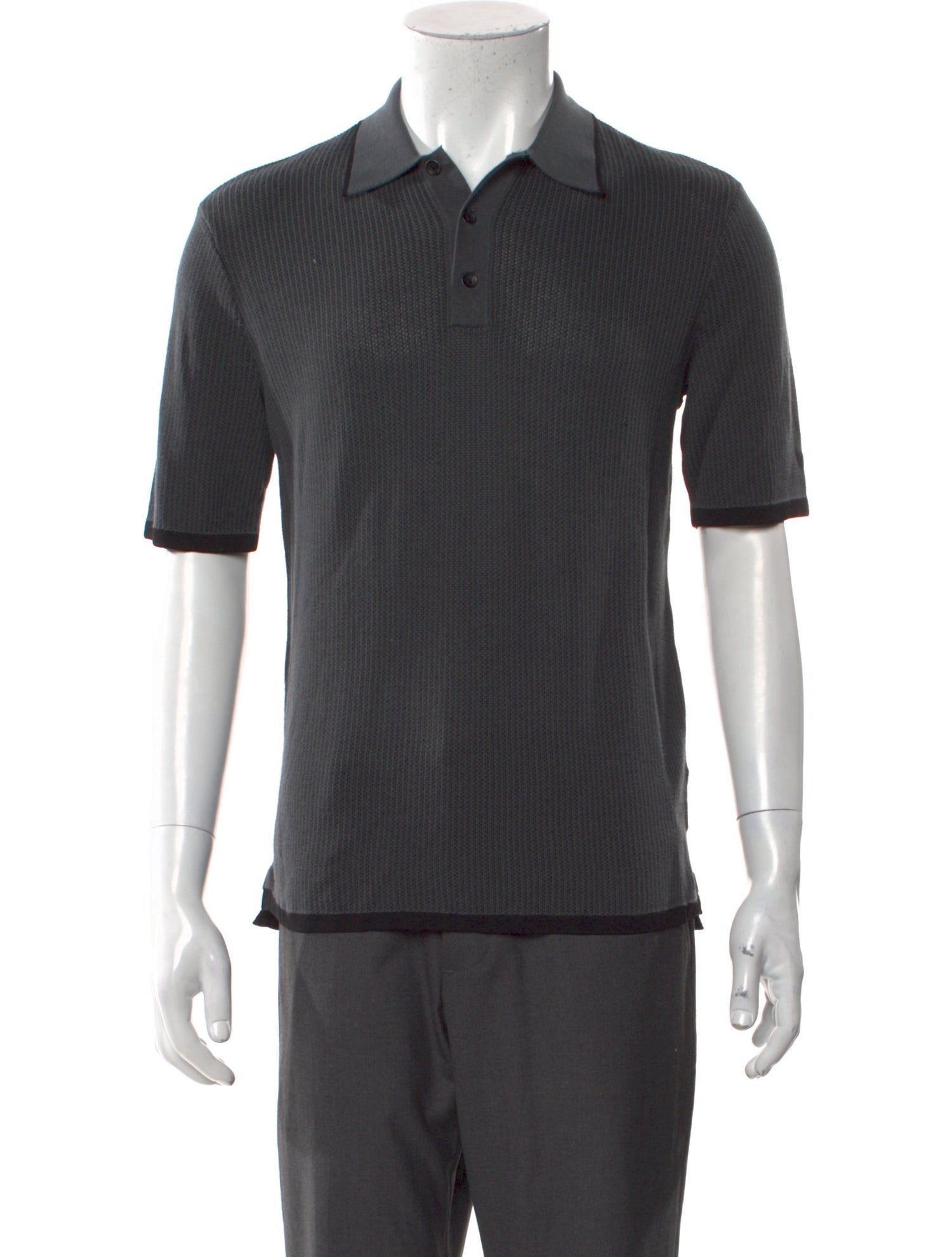 Rag & Bone Collar Short Sleeve Polo Shirt
