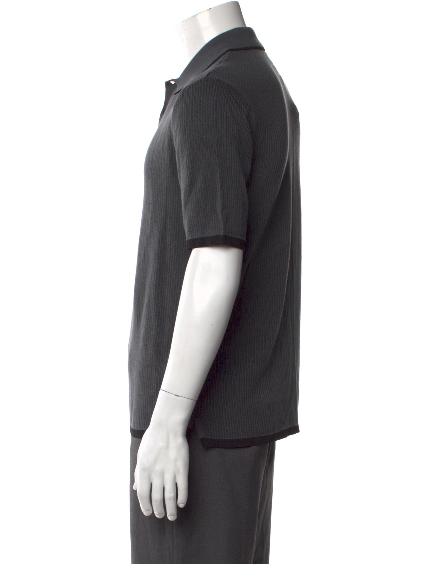 Rag & Bone Collar Short Sleeve Polo Shirt