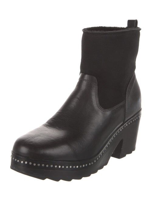 Rag & Bone Leather Studded Accents Chelsea Boots
