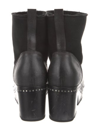 Rag & Bone Leather Studded Accents Chelsea Boots