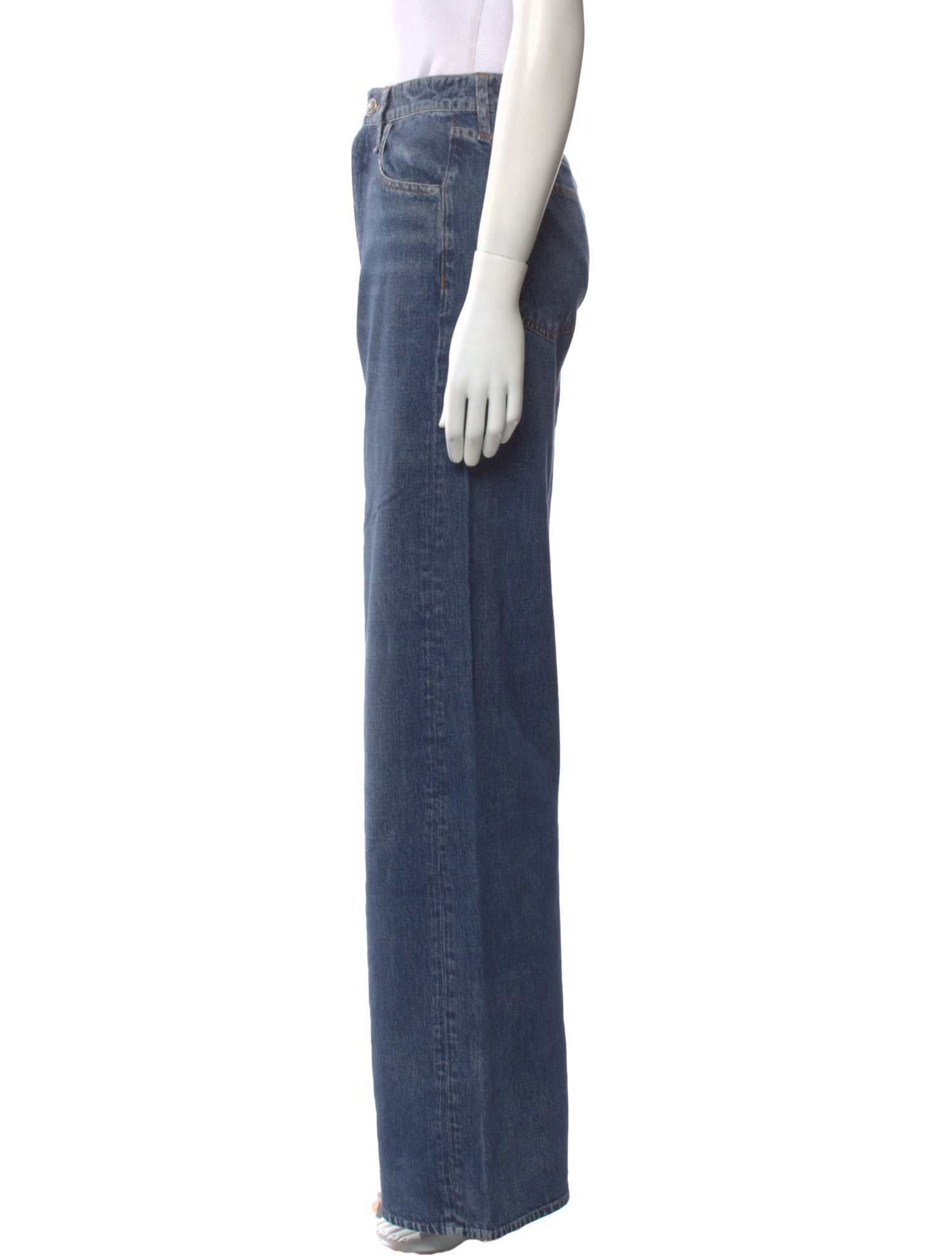 Rag & Bone High-Rise Wide Leg Jeans w/ Tags