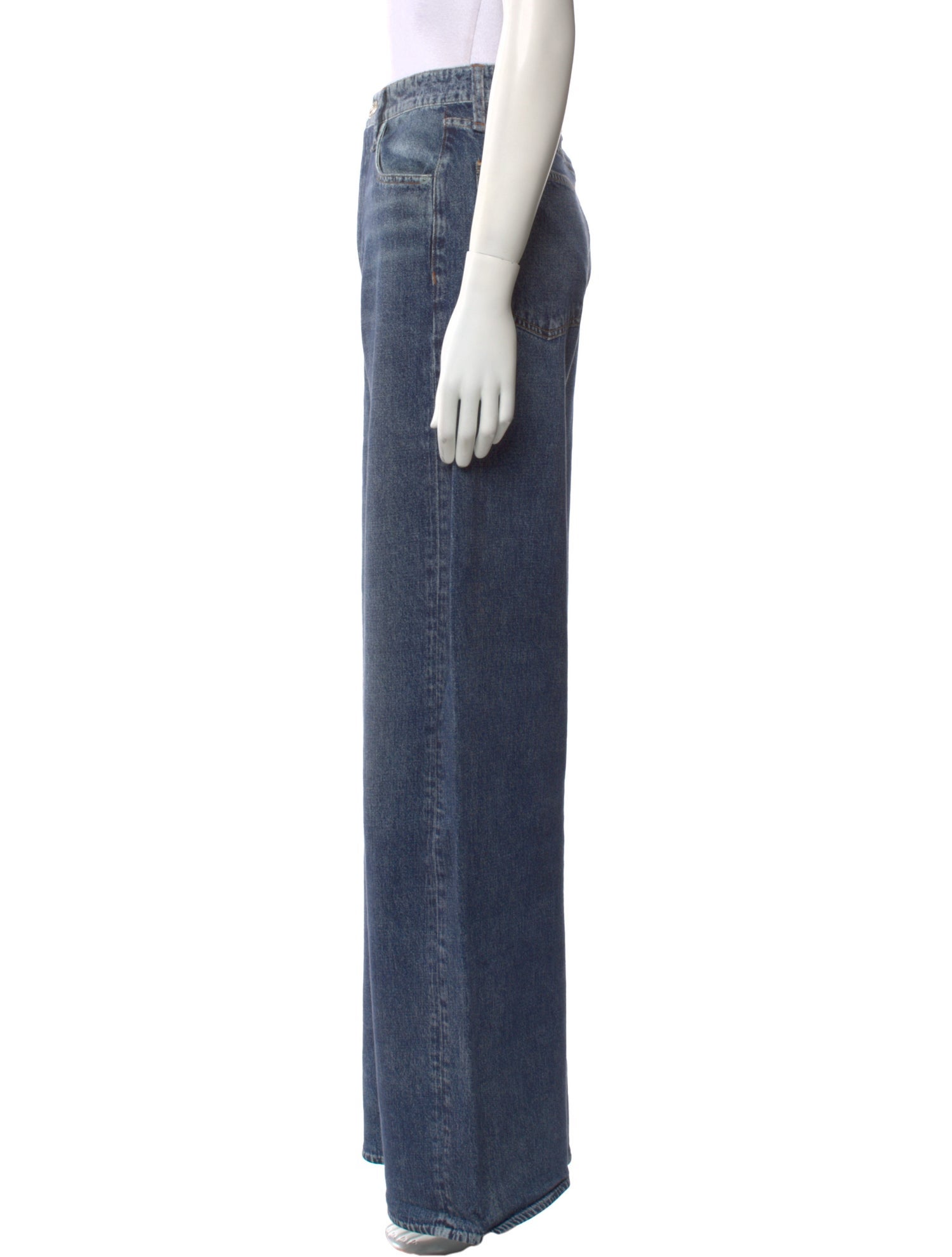 Rag & Bone High-Rise Wide Leg Jeans w/ Tags