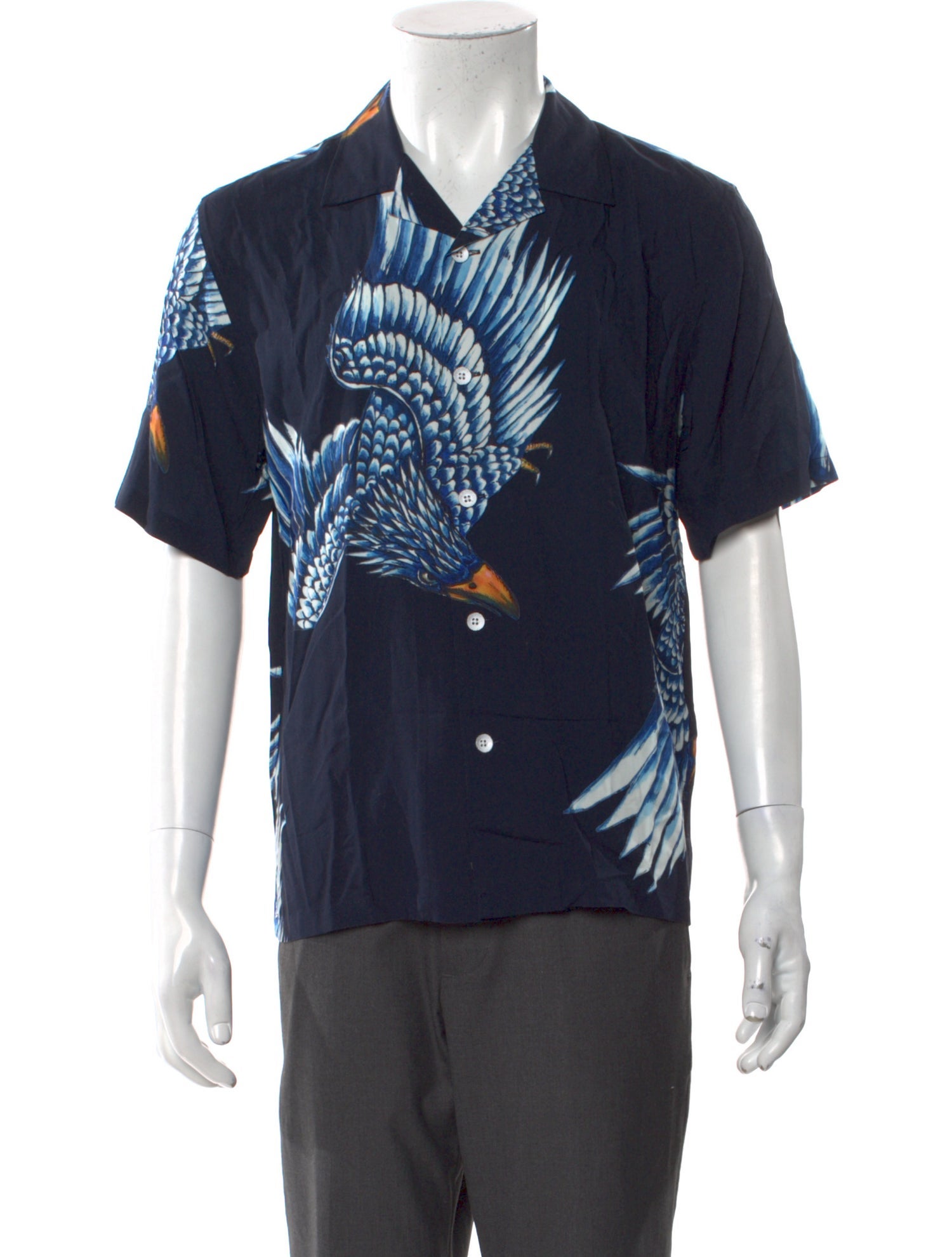 Rag & Bone Printed Short Sleeve Shirt w/ Tags