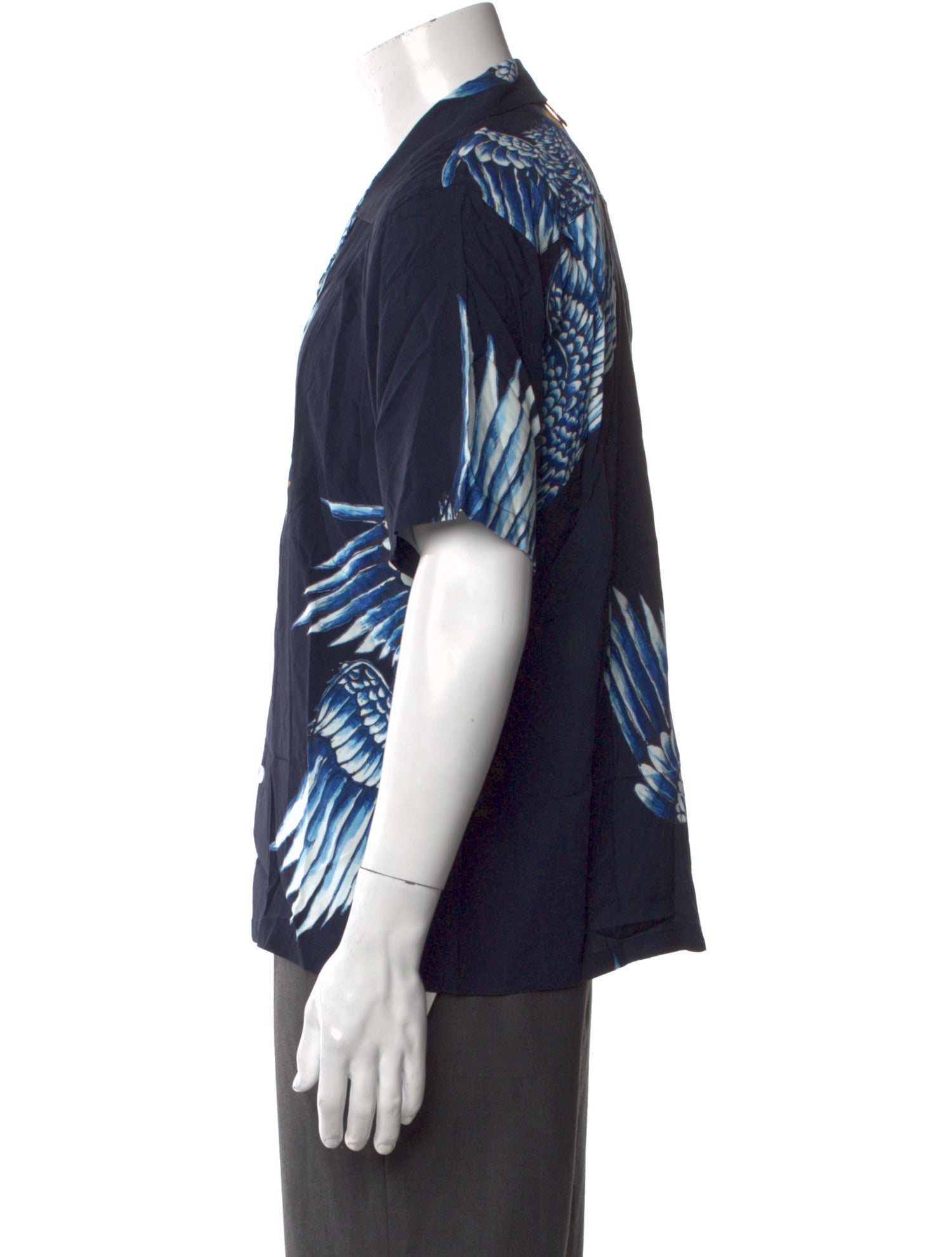 Rag & Bone Printed Short Sleeve Shirt w/ Tags