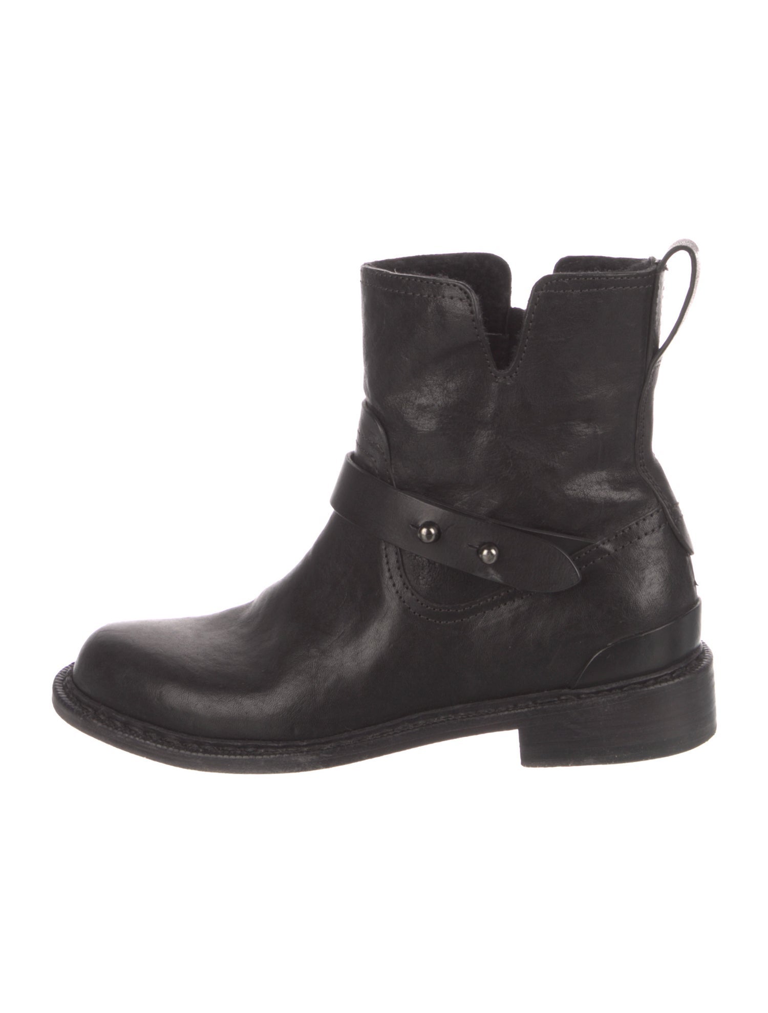Rag & Bone Leather Moto Boots