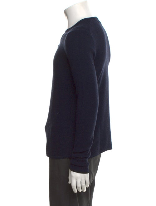 Rag & Bone Merino Wool Crew Neck Polo Sweater