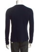 Rag & Bone Merino Wool Crew Neck Polo Sweater