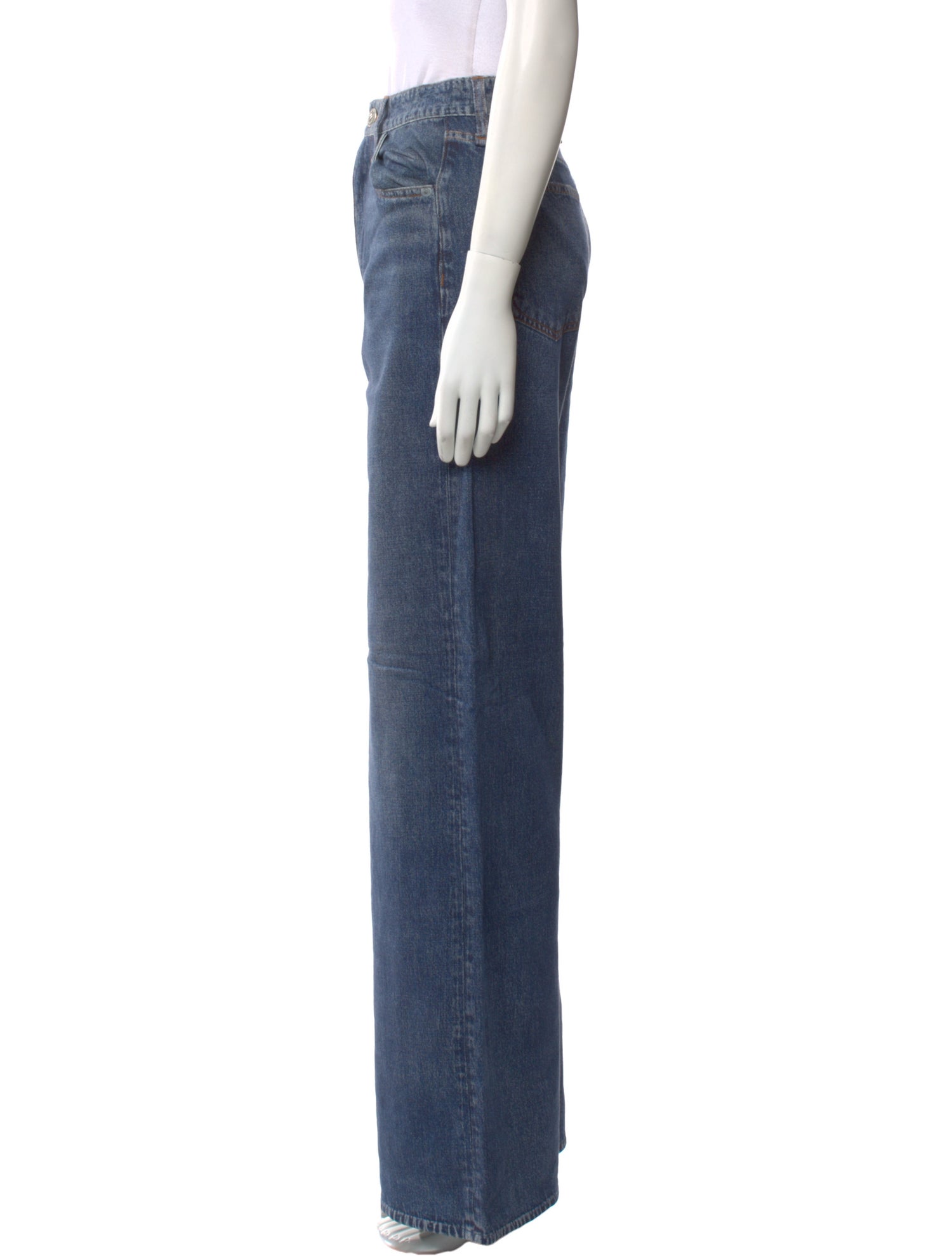 Rag & Bone High-Rise Wide Leg Jeans w/ Tags