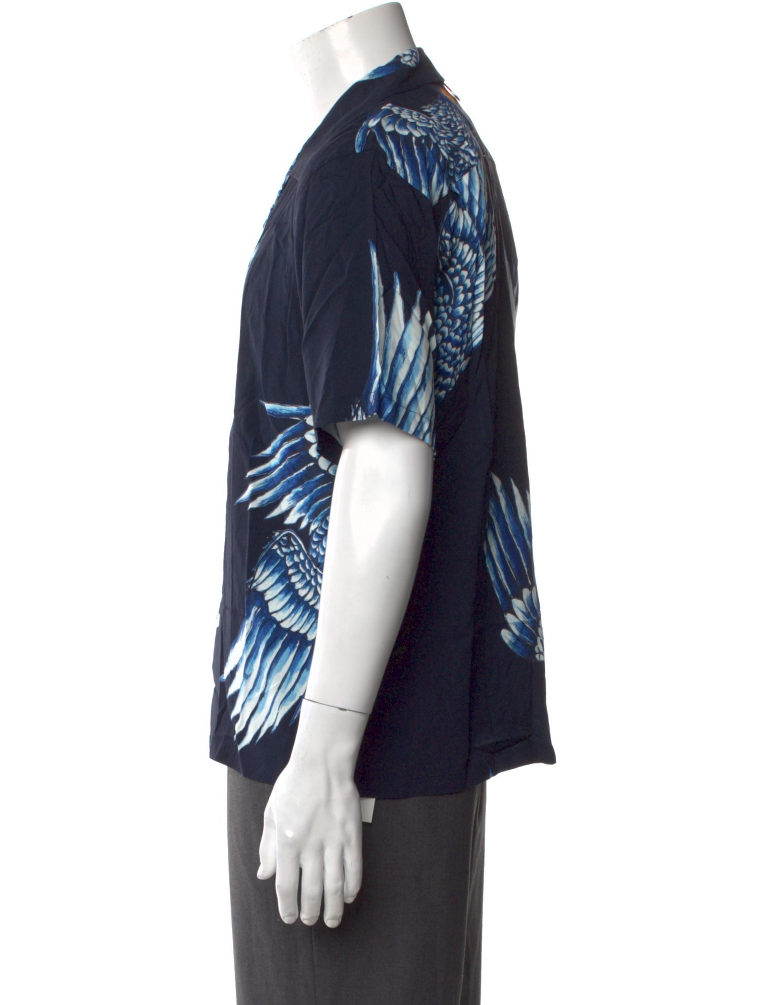 Rag & Bone Printed Short Sleeve Shirt w/ Tags