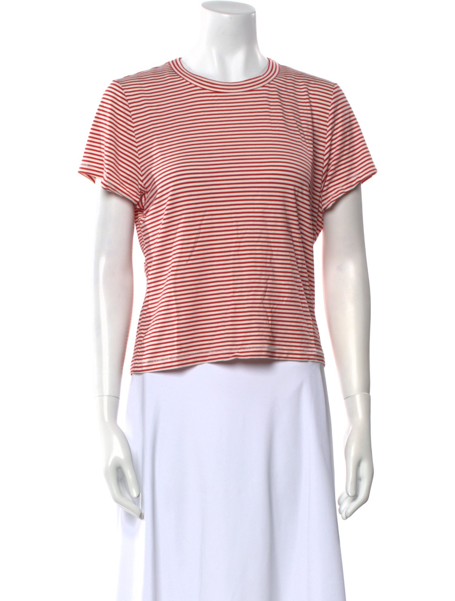 Rag & Bone Striped Crew Neck T-Shirt