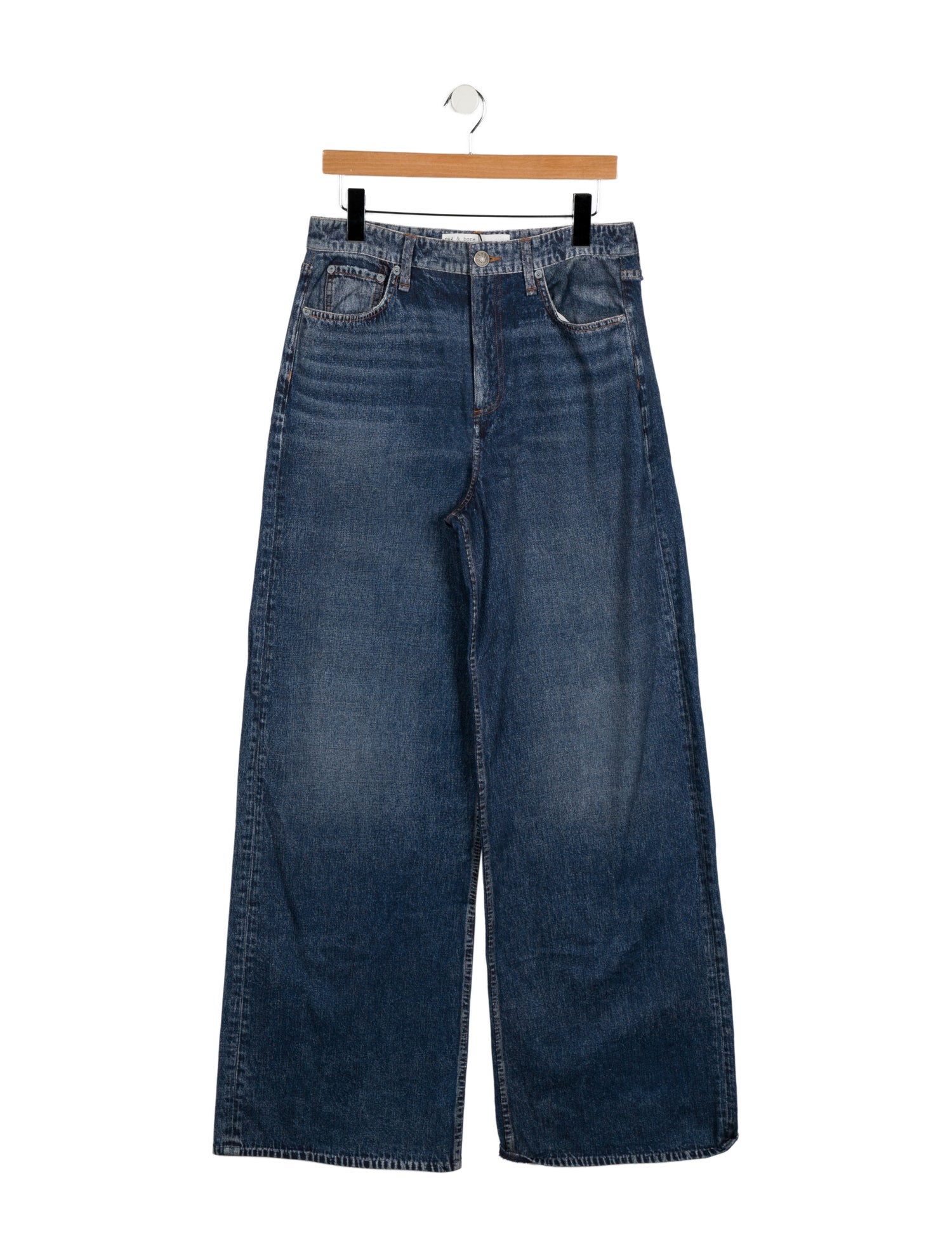Rag & Bone High-Rise Wide Leg Jeans