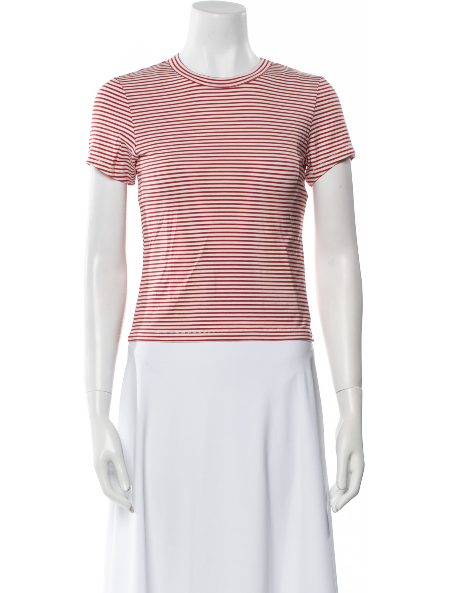 Rag & Bone Striped Crew Neck T-Shirt