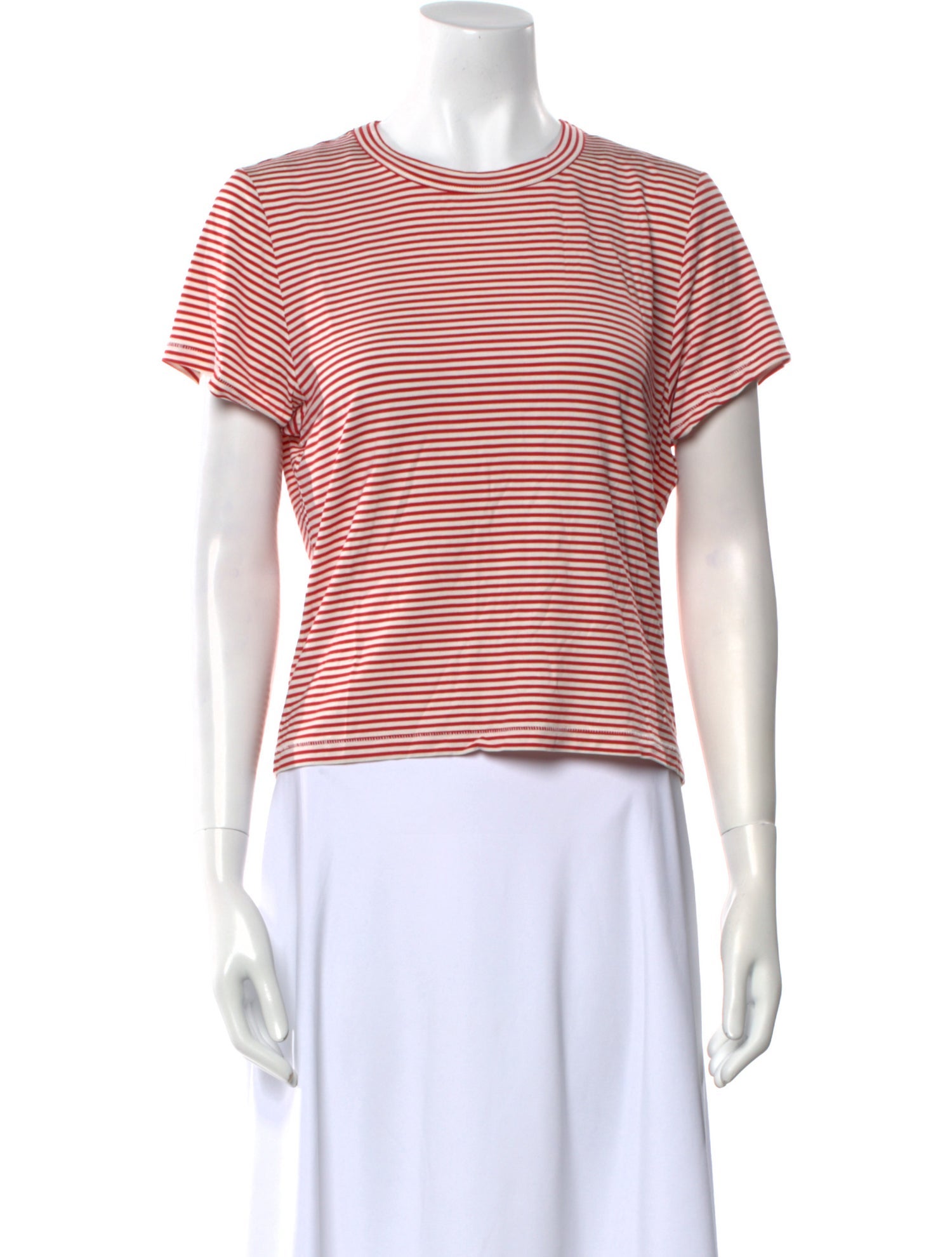 Rag & Bone Striped Crew Neck T-Shirt