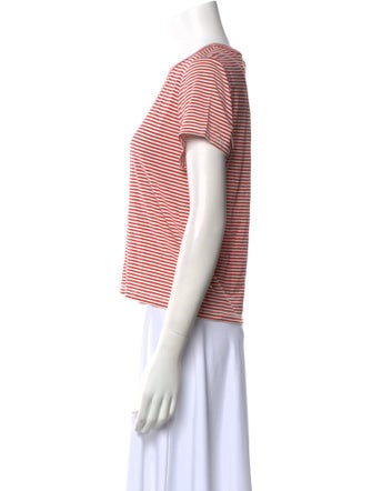 Rag & Bone Striped Crew Neck T-Shirt