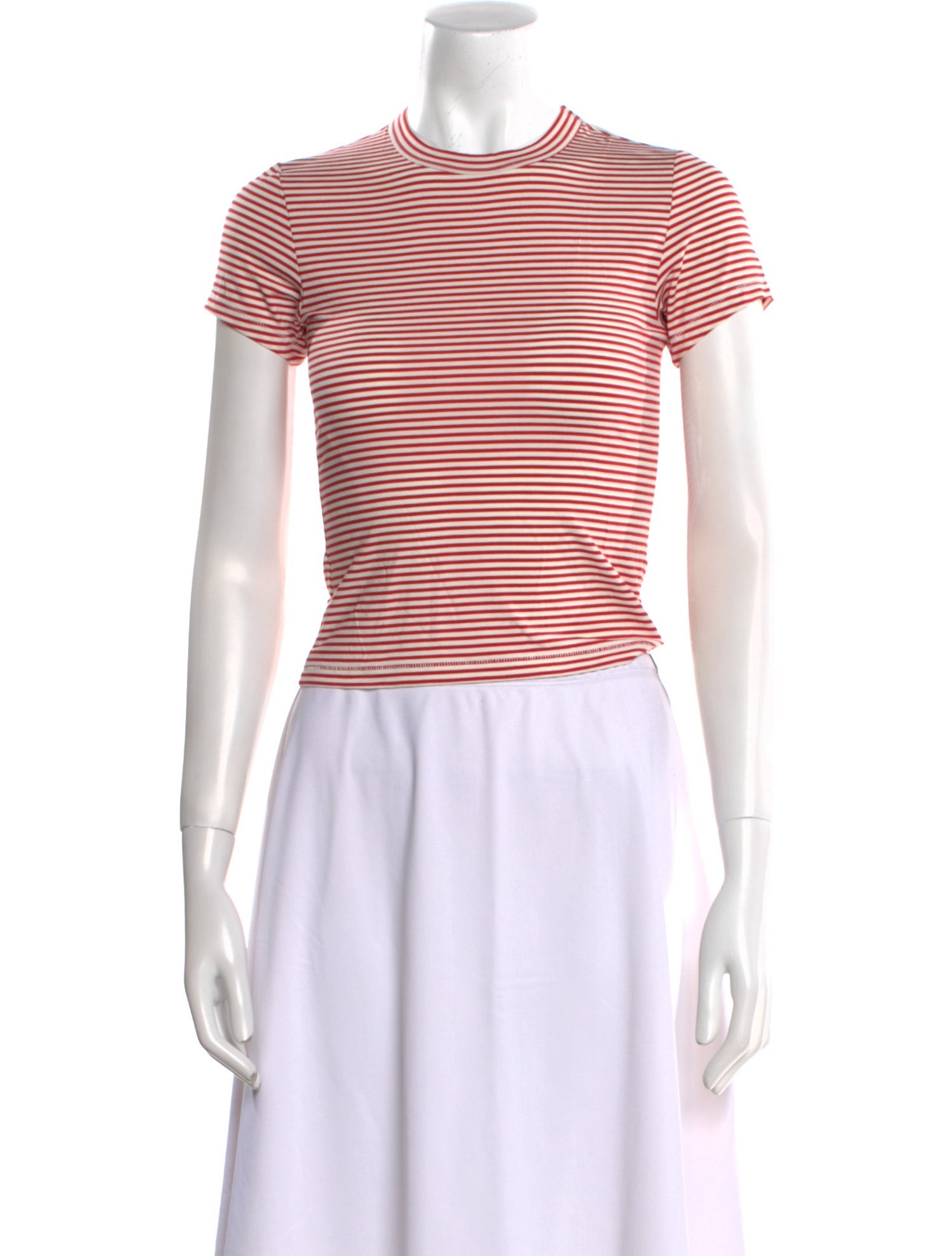 Rag & Bone Striped Crew Neck Crop Top w/ Tags