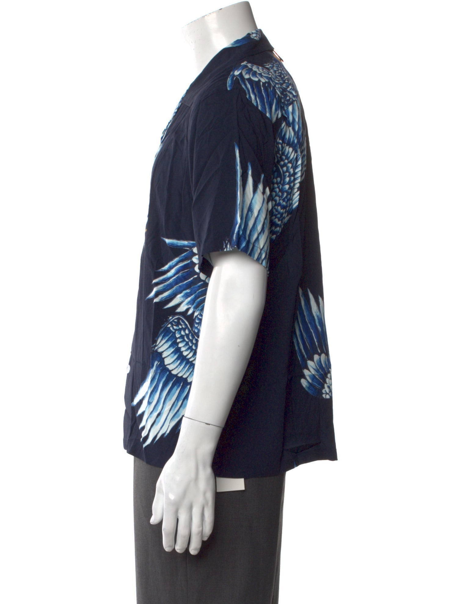 Rag & Bone Printed Short Sleeve Shirt w/ Tags