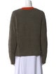 Rag & Bone Merino Wool Colorblock Pattern Sweater