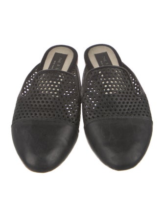 Rag & Bone Leather Lasercut Accents Mules