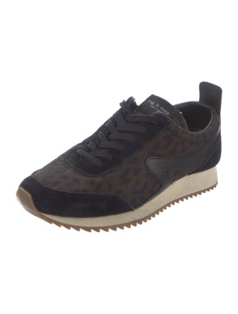 Rag & Bone Suede Animal Print Sneakers