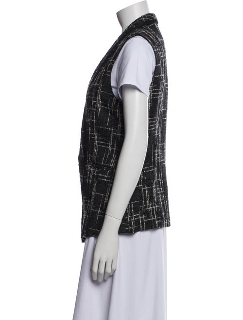 Rag & Bone Wool Plaid Print Vest