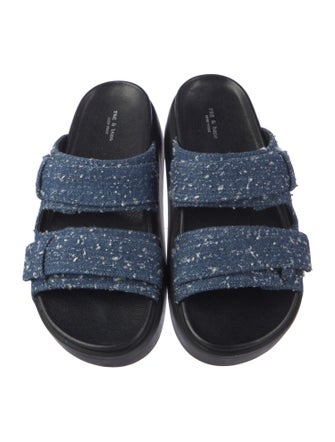 Rag & Bone Denim Printed Slides