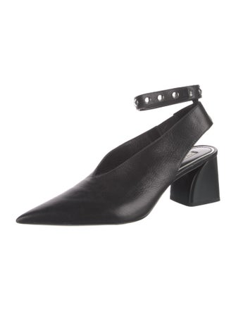 Rag & Bone Leather Studded Accents Slingback Pumps