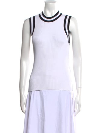 Rag & Bone Mock Neck Sleeveless Top