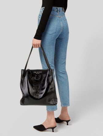 Rag & Bone Patent Leather Shoulder Bag