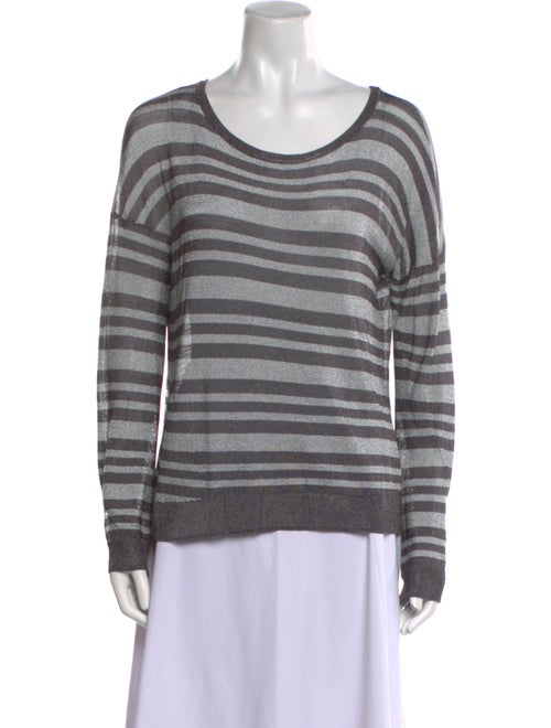 Rag & Bone Striped Scoop Neck Sweater