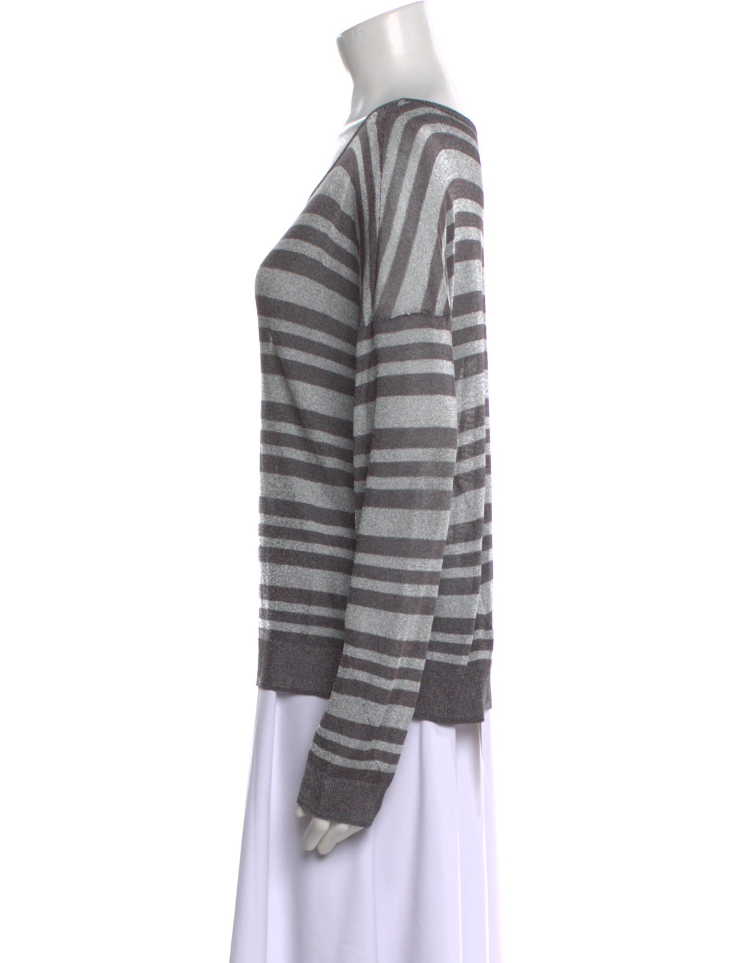 Rag & Bone Striped Scoop Neck Sweater