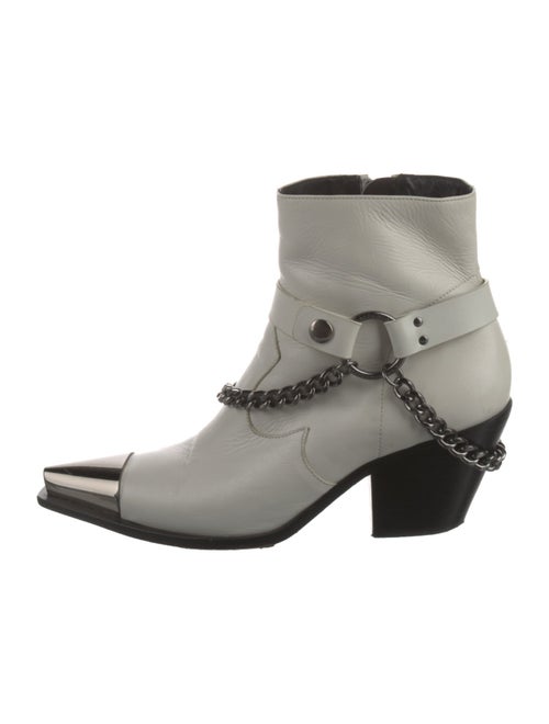 Rag & Bone Leather Chain-Link Accents Western Boots