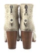 Rag & Bone Leather Colorblock Pattern Boots