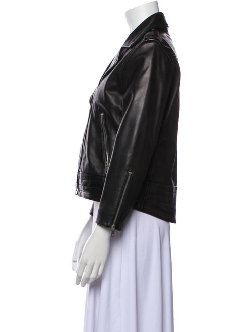 Rag & Bone Lamb Leather Biker Jacket