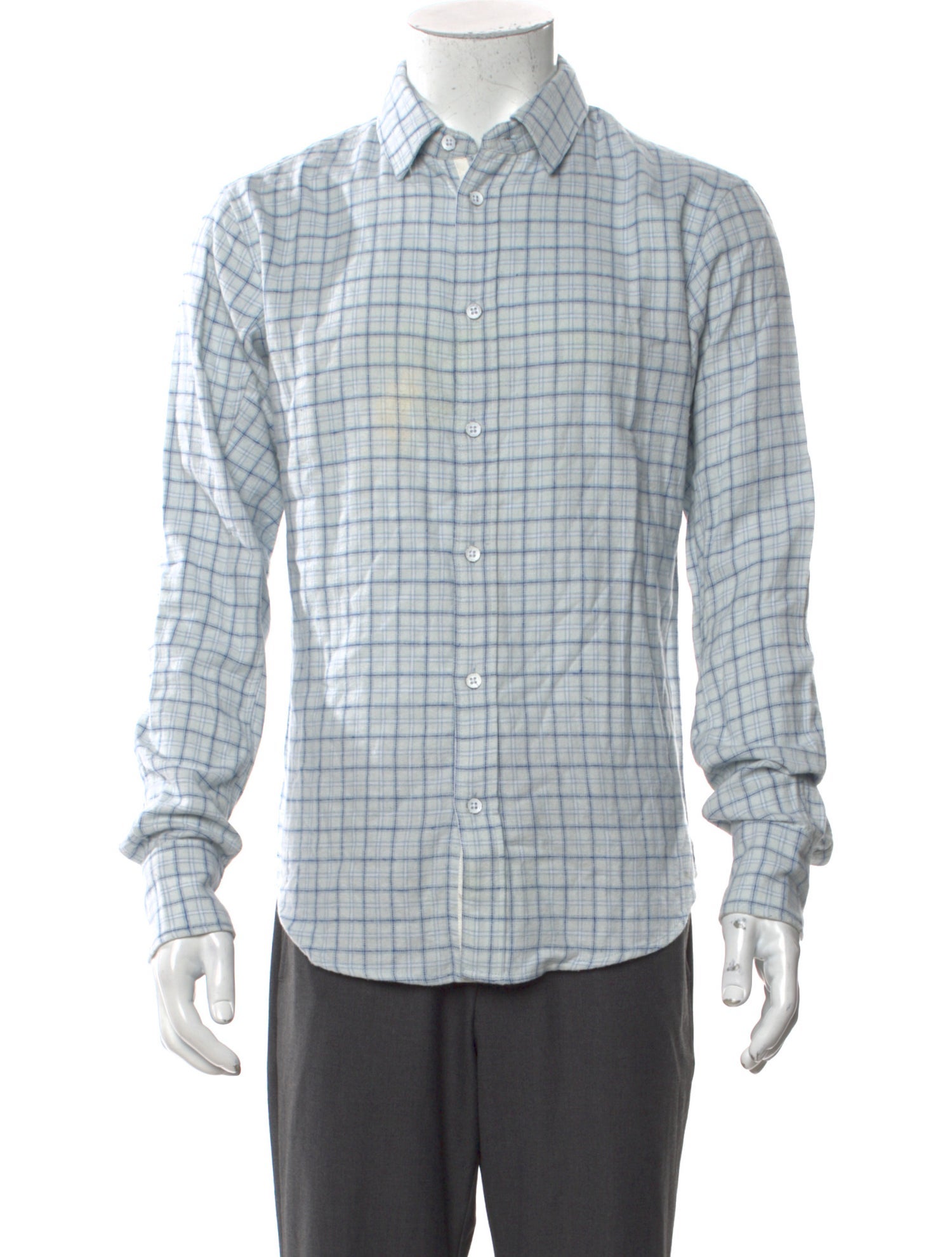 Rag & Bone Plaid Print Long Sleeve Shirt