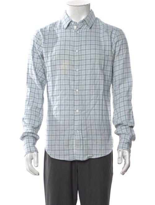 Rag & Bone Plaid Print Long Sleeve Shirt