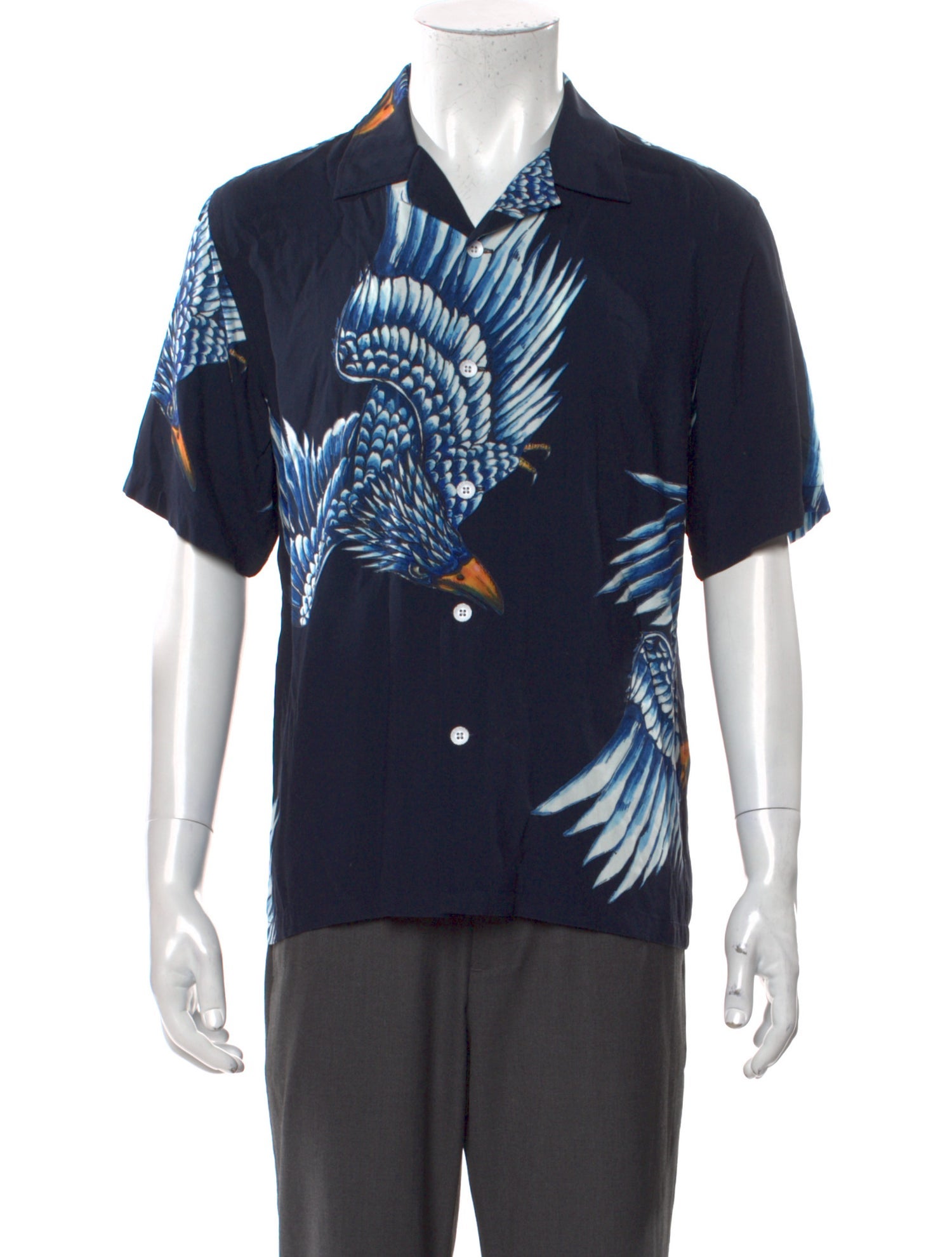 Rag & Bone Graphic Print Short Sleeve Shirt w/ Tags
